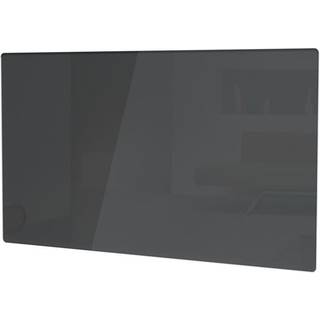 Nobø clip on glass front til el-radiator, 500W, 58 x 40 x 5 cm, antracitgrå