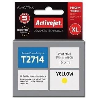 ActiveJet Supreme AE-27YNX - XL - yellow - compatible - ink cartridge (alternative for: Epson T2714) - Blækpatron Gul