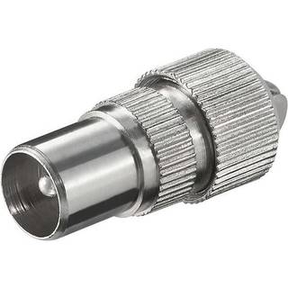 Koax stik skruemontage - metal