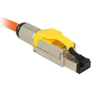 Delock RJ45 stik Cat 6a STP - Værktøjsfri