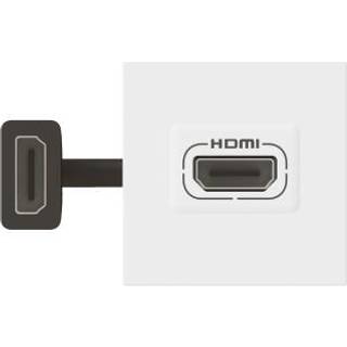 Legrand Mosaic av hdmi udtag 15cm kabel 2m hvi