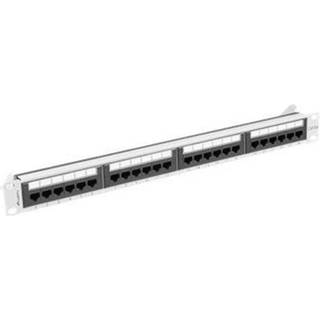 Lanberg patch panel 24 port 1U cat.6A UTP grey