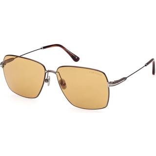 Tom Ford FT0994 PIERRE-02 08E 58 Solbriller Mænd Grå - Shiny Anthracite Grey - 58mm
