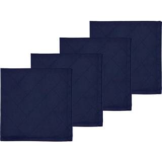 Tiles Damask Stofservietter 4 stk. fra Södahl - Indigo farve - 100% Bomuld
