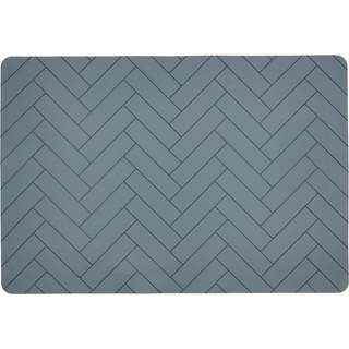 Tiles Dækkeserviet fra Södahl - China blue farve - 100% Silikone