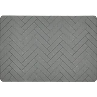 Tiles Dækkeserviet fra Södahl - Forest green farve - 100% Silikone