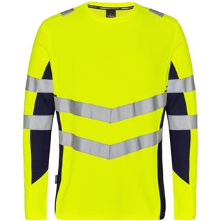 ENGEL Safety langærmet T-shirt Gul/Sort 9545-182 2XL