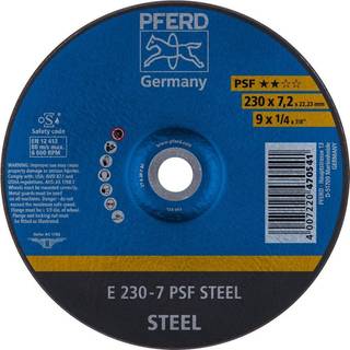 Pferd skrubskive Ø230 7,0 E PSF