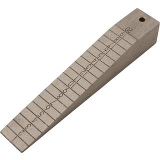 Flad Målekile 1-20 mmx1 mm i aluminium