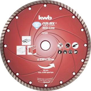 kwb CUT-FIX® Red Line diamantklinge, Ø230 mm