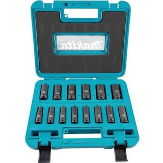 Makita Slagtoppesæt 3/8" 14 Dele - B-55550