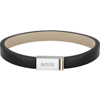 Hugo Boss Armbånd Jace præget læder