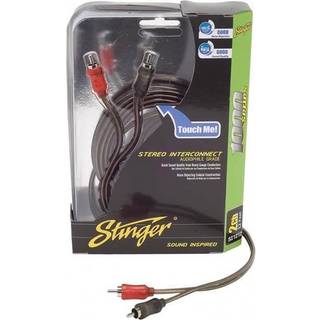 Stinger RCA Phono Kabel 2 x RCA Han til 2 x RCA Han (3,7m)