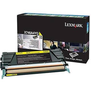 X746A4YG LEXMARK X746 TONER CART YELLOW 7K RP TAA