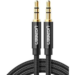 Ugreen AUX mini jack 3,5 mm han til han kabel, 2m - Sort