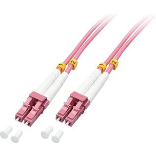 Lindy LC-LC Multimode duplex OM4 optisk kabel | 2 meter | PRIS-MATCH