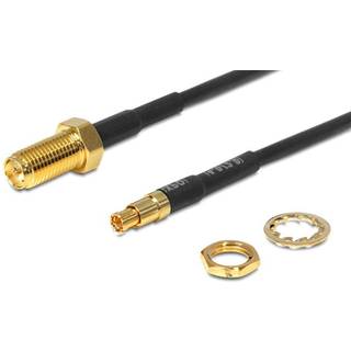 Delock RP-SMA hun til TS9 han adapterkabel - 20 cm