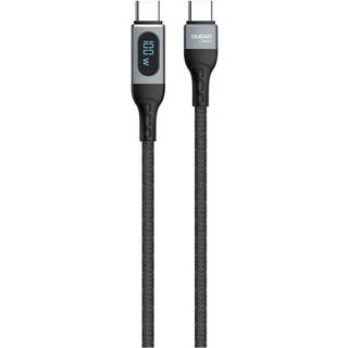 DUDAO L7MaxC USB-C - USB-C Kabel 100W - 1 Meter - Sort
