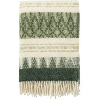Klippan Yllefabrik Freja Plaid 130x200 Cm Wood - Plaider & Tæpper Uld Træ - 212402