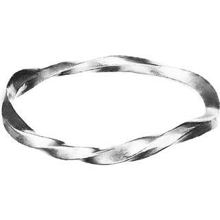 Maanesten - Siv ring i sølv m. snoning**