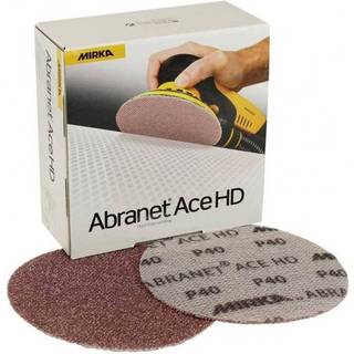 Sliberondeller Mirka Abranet Ace HD, Ø125 mm Grip, P120, 25-pak