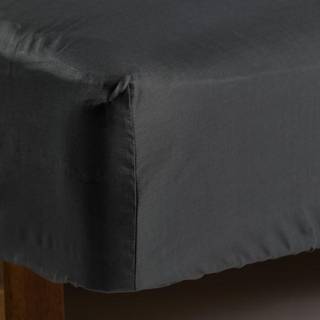 Kosta Linnewäfveri 420070 faconlagen lyocell Mørkegrå 90x200