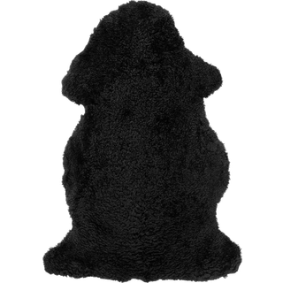 Skinnwille, Curly fåreskind 60x95 cm Black
