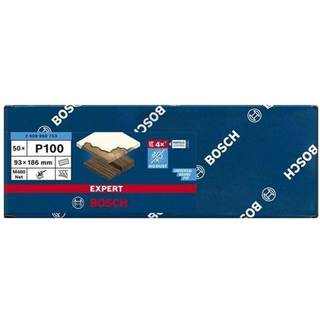 BOSCH Sæt af 50 EXPERT Slibenet til planslibere EXPERT M480 slibenet til planslibere 93 x 186 mm, G 100, 50 stk.