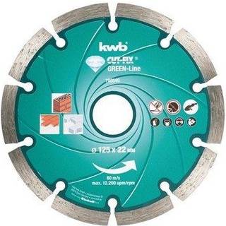 kwb Green-Line diamantskæreskive, Ø125 x 1,2 x 22,23 mm