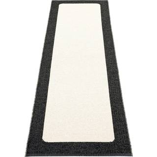 Pappelina, Ilda tæppe 70x240 cm black / vanilla