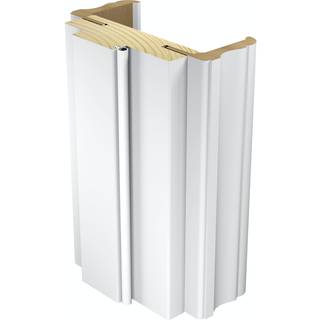 Swedoor almue gerigt til flex+karm, 20 x 65 mm, hvid omviklet - 68,6 x 208,9 cm (7x21)