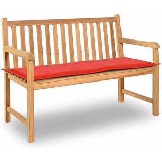 hynde til havebænk 120x50x3 cm oxfordstof rød
