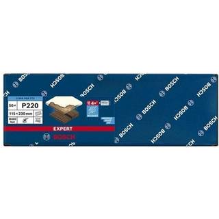 BOSCH Sæt af 10 EXPERT Slibenet til planslibere EXPERT M480 slibenet til planslibere 115 x 230 mm, G 220, 50 stk.