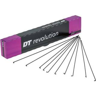 Eger DT Swiss Revolution J-Bend Rund 2/1.5 mm 300 mm sort stykke