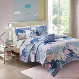 Urban Habitat Kids Reversible Cotton Quilt Set - Levende sjov Legende Print All Season B?rn Sengding Coverlet Senget?ppe Dekorativt pude Sovev?re