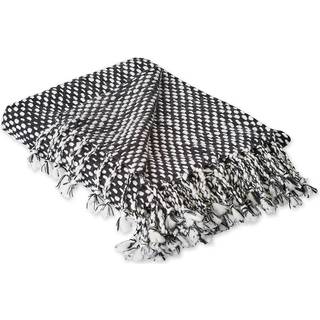 Dii sort / hvid tekstureret akrylkast