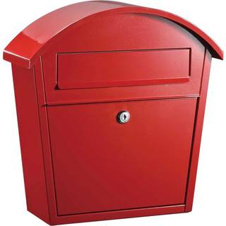 Ridgeline Locking Mailbox i r?d farve