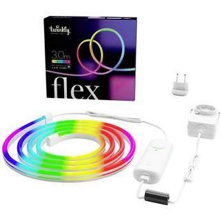 Twinkly Flex - App-controlled RGB LED neon tube. 3 Meters. White Wire.
