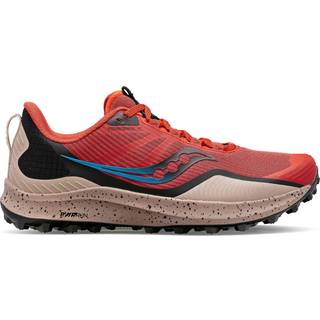 Saucony Peregrine 12 Trail Running Shoe Women - Red, Yellow, Size 5.5 - red