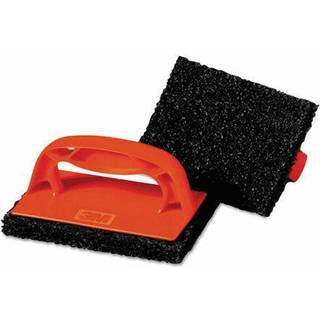 3M Scotch-Brite Professional 9537 Scotchbrick Griddle Scrubber 4W x 6d x 3H R?d/brun pakke med 4 (tilf?lde af 3 pakker)