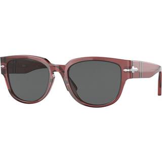 Persol Mand PO3231S 1104B1 Solbriller Plast Rød Grå Firkantet Normal