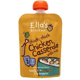 Ellas Kitchen Babymos kyllingekasserolle med ris 7 mdr Økologisk - 130 g