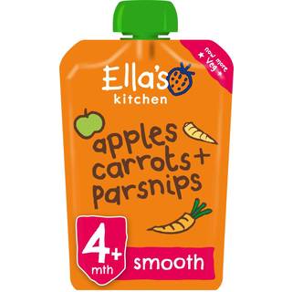 Ellas Kitchen Babymos Gulerod/Æble/Pastinak Ø 4 Mdr (120 g)