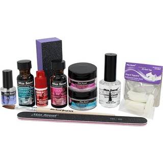 Mia Secret Acrylic Nail Kitset For Beginners - Nails Kit med lyserødt akrylpulver og klart akrylpulver med alt - Starter Kit de Uaas Acrilicas Mi