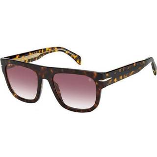 DAVID BECKHAM Mand DB 7044/S 2IK/3X Solbriller Acetat Havana Rosa Firkantet Skygge