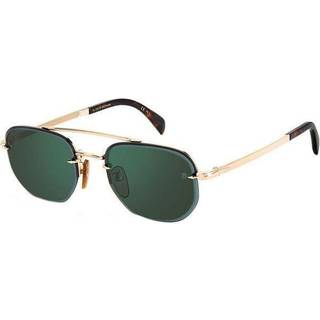 DAVID BECKHAM Mand DB 1078/S 06J/MT Solbriller Stål Guld Multifarvet Geometrisk Spejl