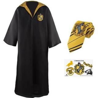 Hufflepuff kappe med slips