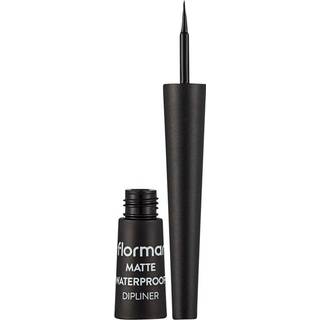 Flormar Øjenmakeup Eyeliner Matte Waterproof Dipliner 01 Black 2,5 ml () - 2,5 ml