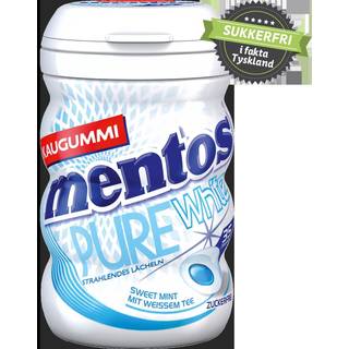 Mentos Tyggegummi, Pure White Sweet Mint 70 g.