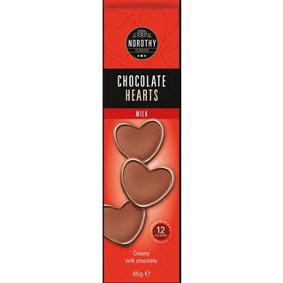 Nordthy Chokoladehjerter Mælk - 65 g